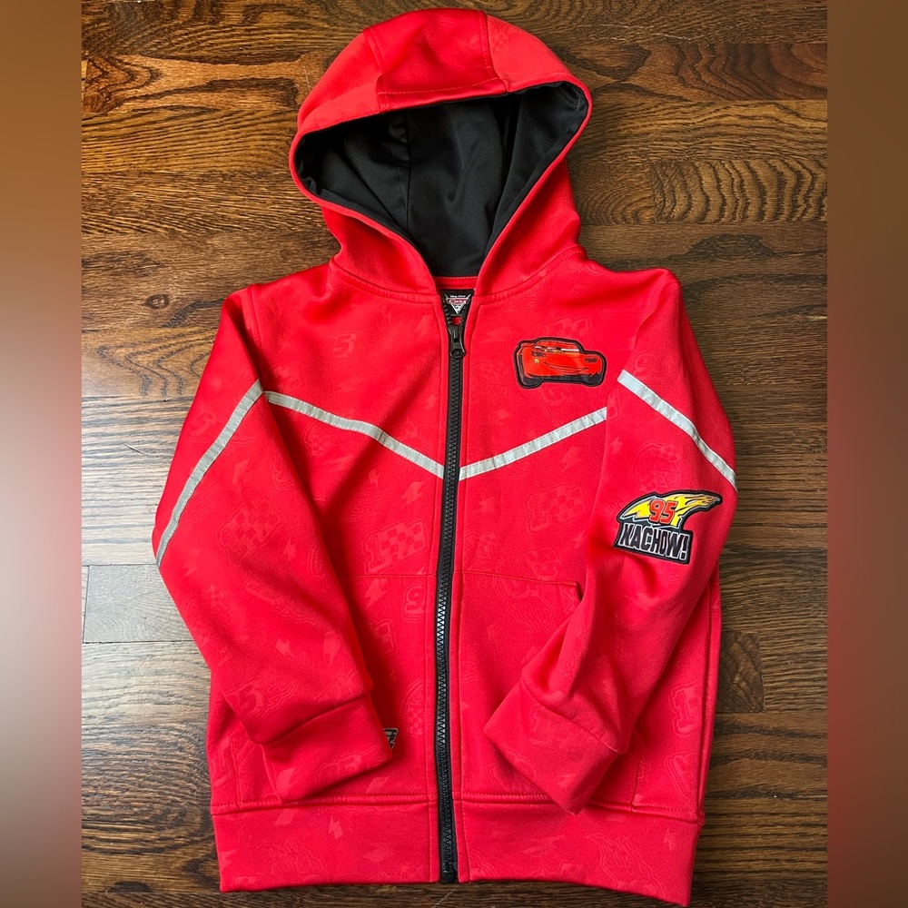Disney’s Cars Lightning McQueen zip up hoodie